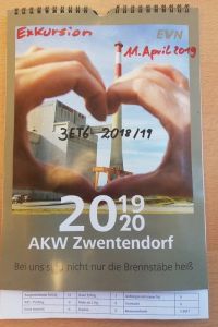 Kalender AKW Zwentendorf