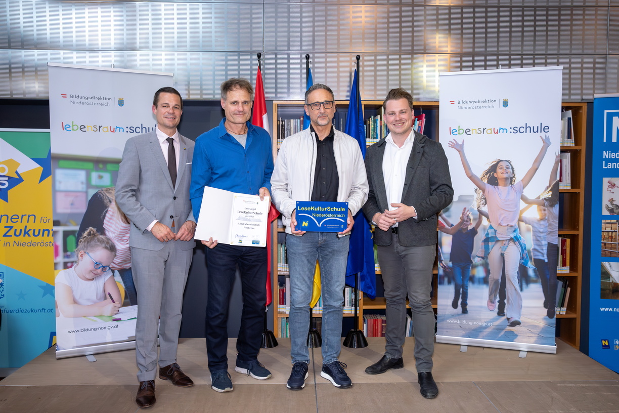 Feierliche Verleihung des Gütesiegels LeseKulturSchule