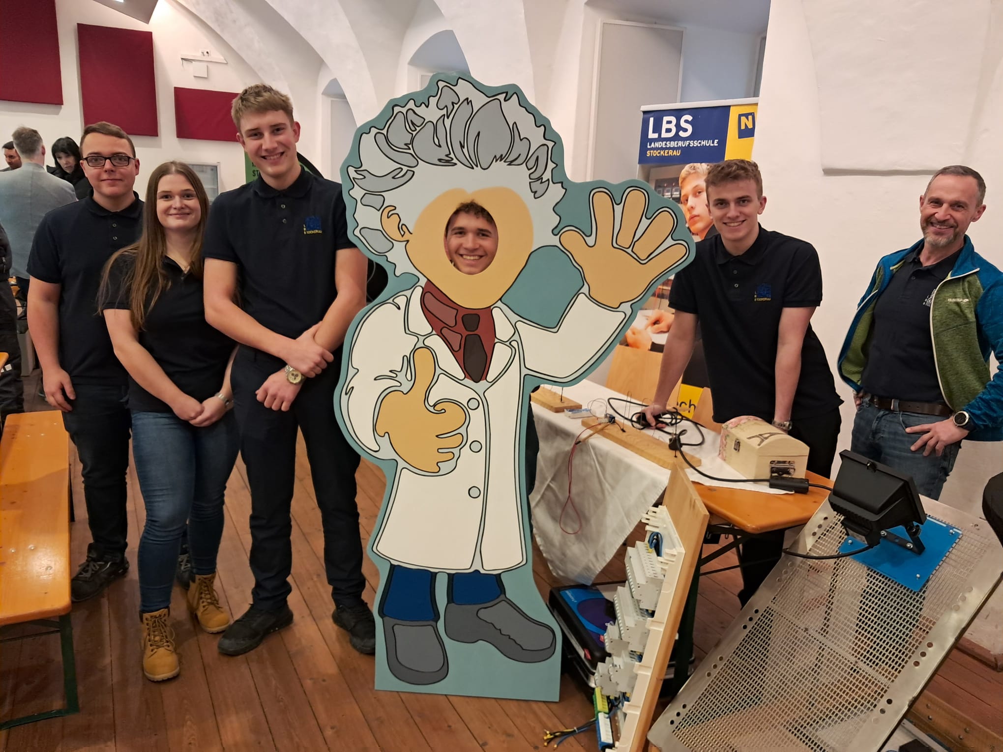 Stand der LBS Stockerau auf der Lehrlingsmesse in Neulengbach