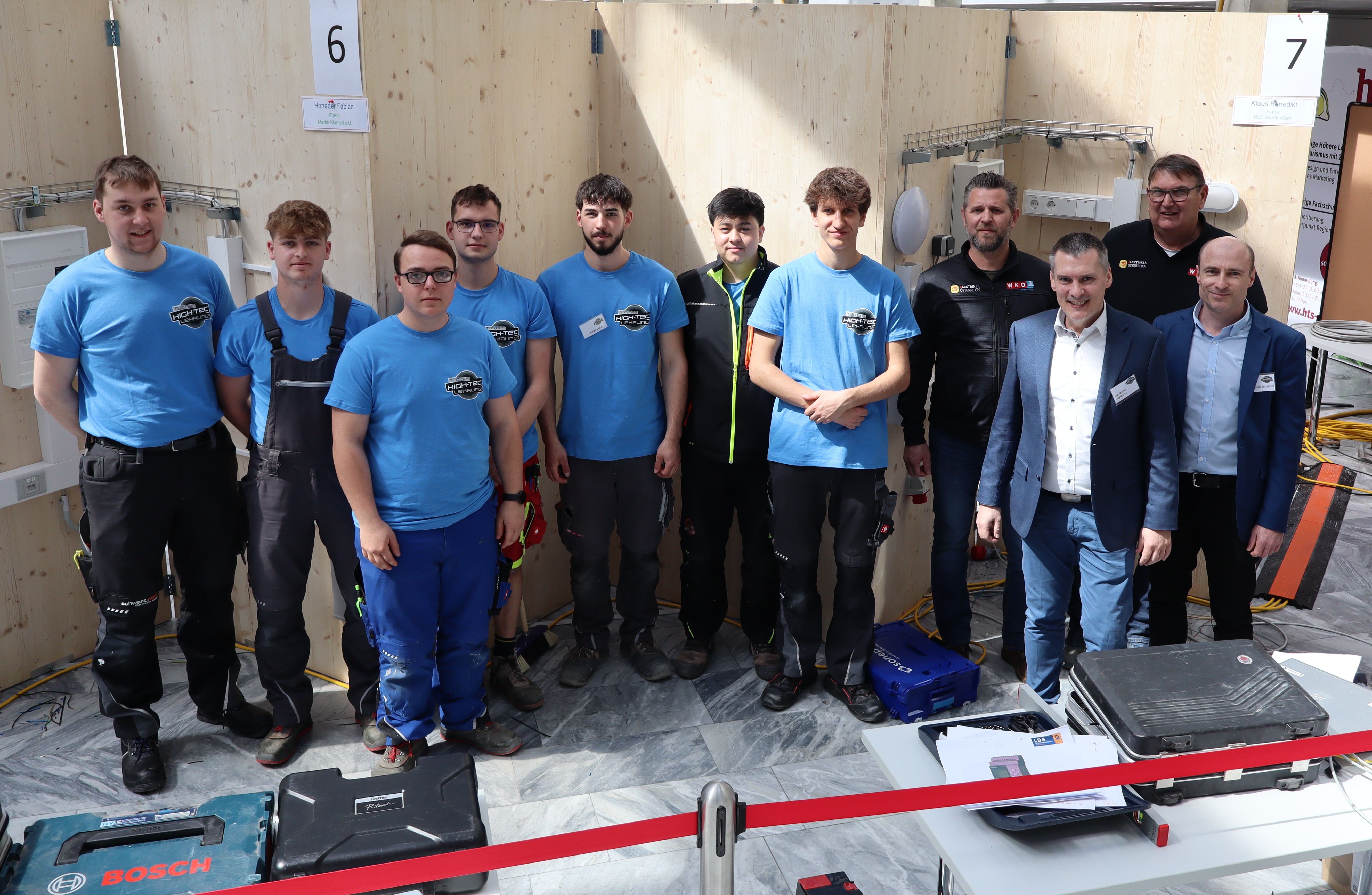 Gruppenbild Tag des Hightech Lehrlings St. Pölten