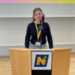 Emely Steiner (Klasse 2ET12) beim Redewettbewerb in St. Pölten